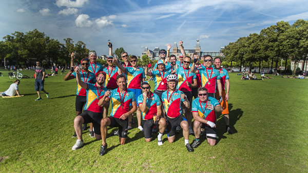 Brighton to Amsterdam charity bike ride